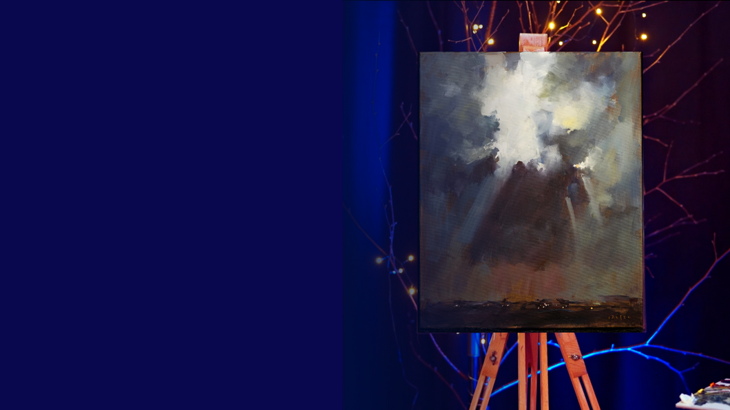 Maleri av Oscar Jansen «Jesu gjenkomst» - Gicleé-trykk